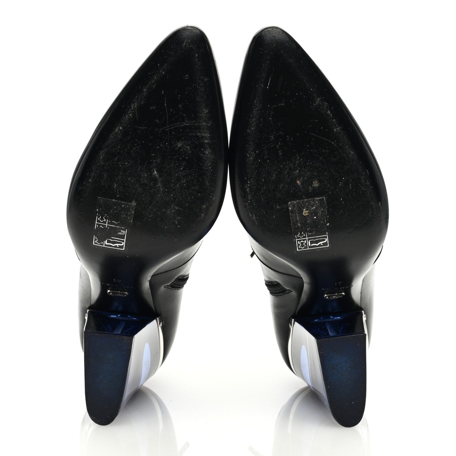Christian Dior CHRISTIAN DIOR Soft Calfskin Ankle Boots 41 Black 5 of 8
