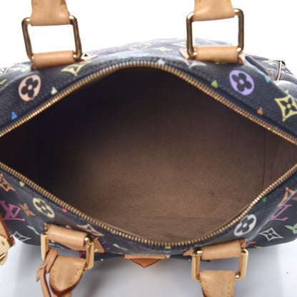 Louis Vuitton Monogram Multicolor Speedy 30 Black 5 of 10