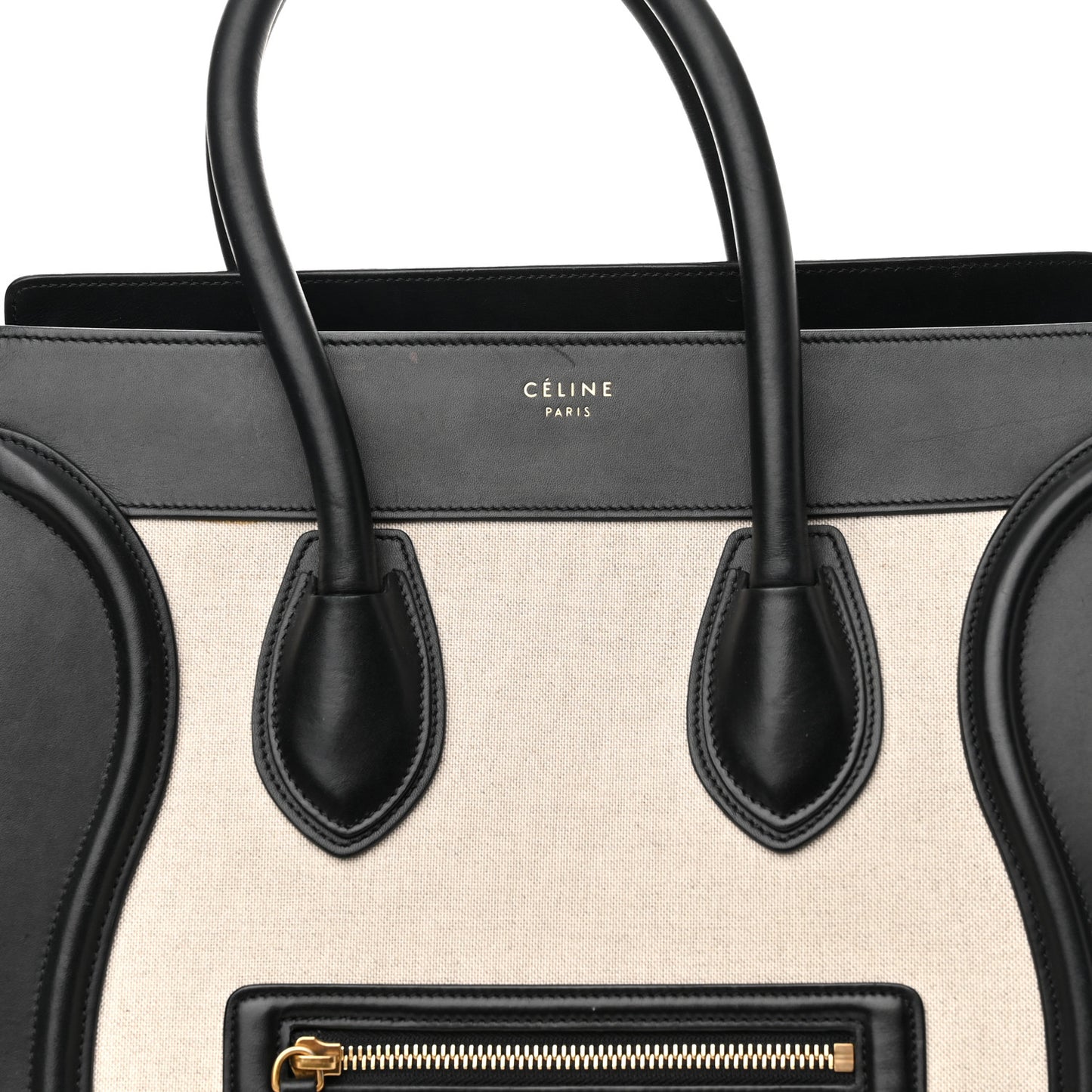 Canvas Smooth Calfskin Mini Tri-Color Luggage Royal