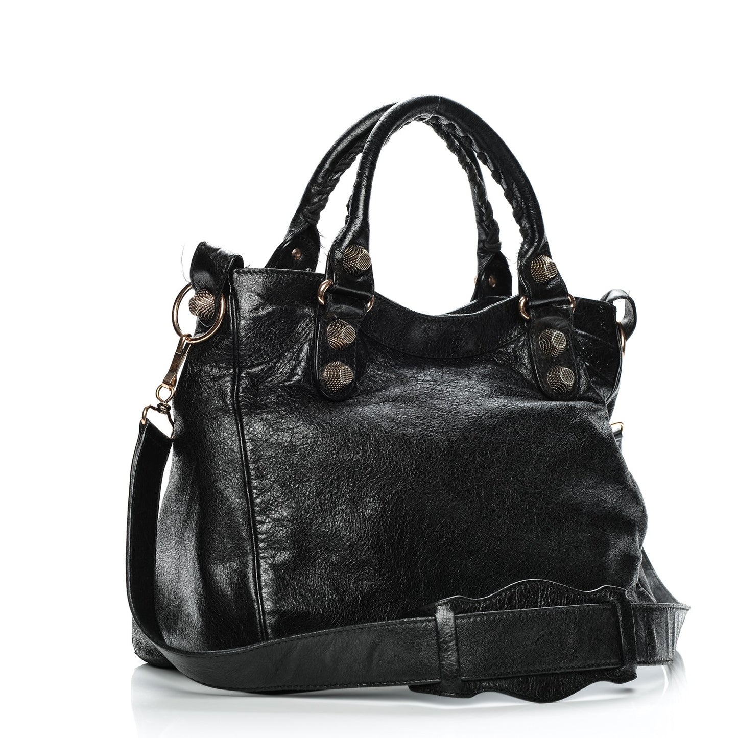 Agneau Giant 21 Rose Gold Hardware Velo Black