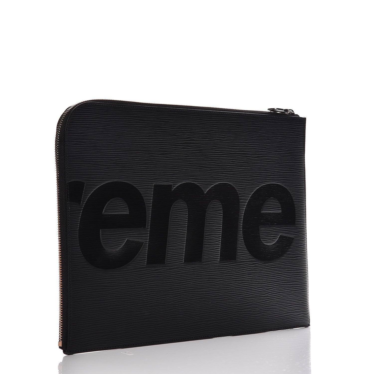 Louis Vuitton X SUPREME Epi Pochette Jour GM Black 3 of 8