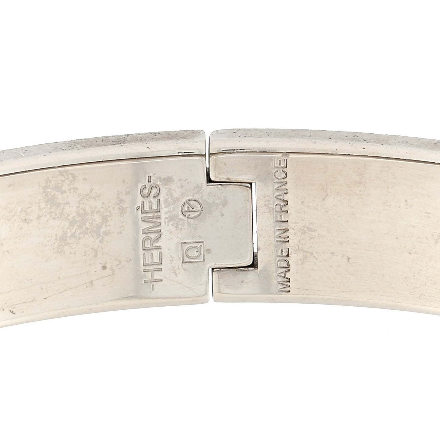 Enamel Narrow Clic Clac H Bracelet GM Bleu Royal