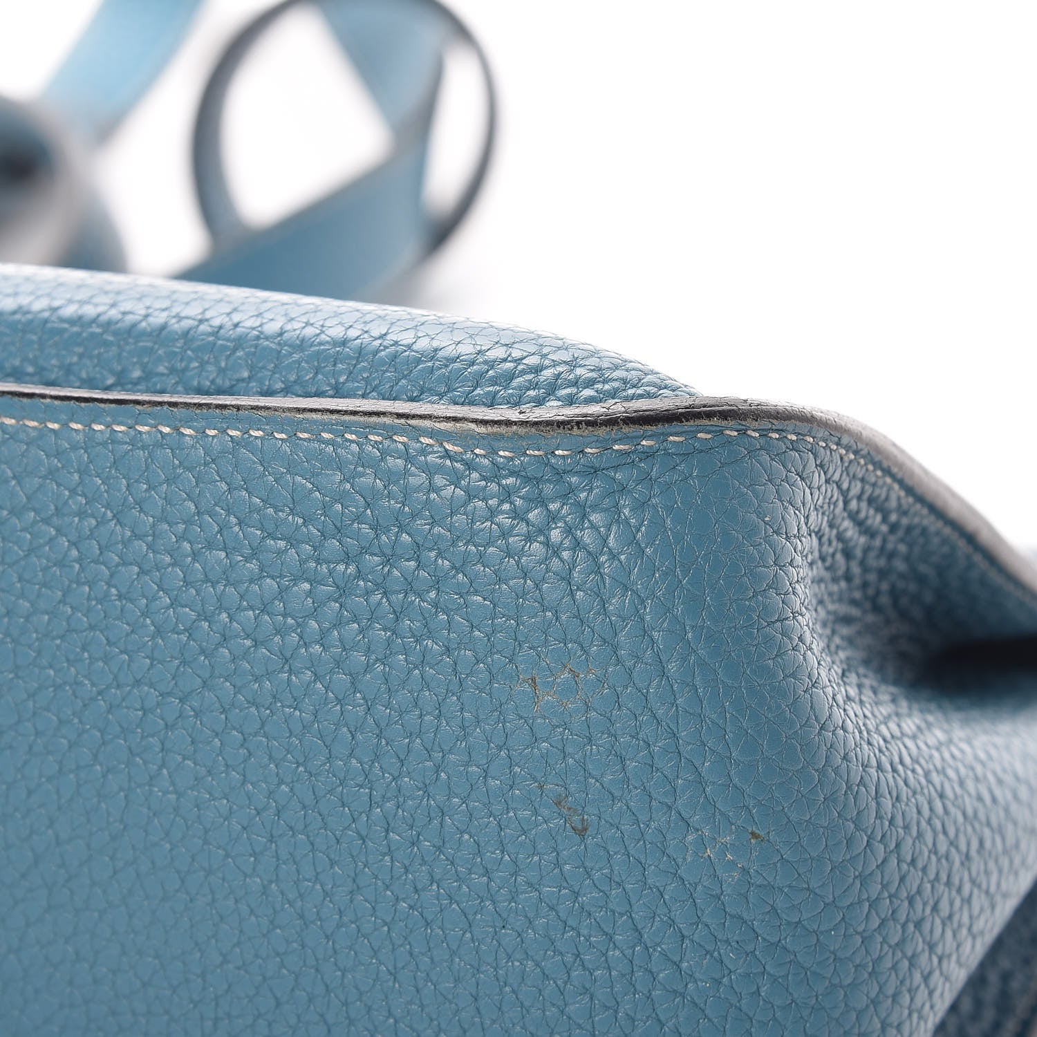 Hermes Taurillon Clemence Jypsiere 28 Blue Jean 16 of 20