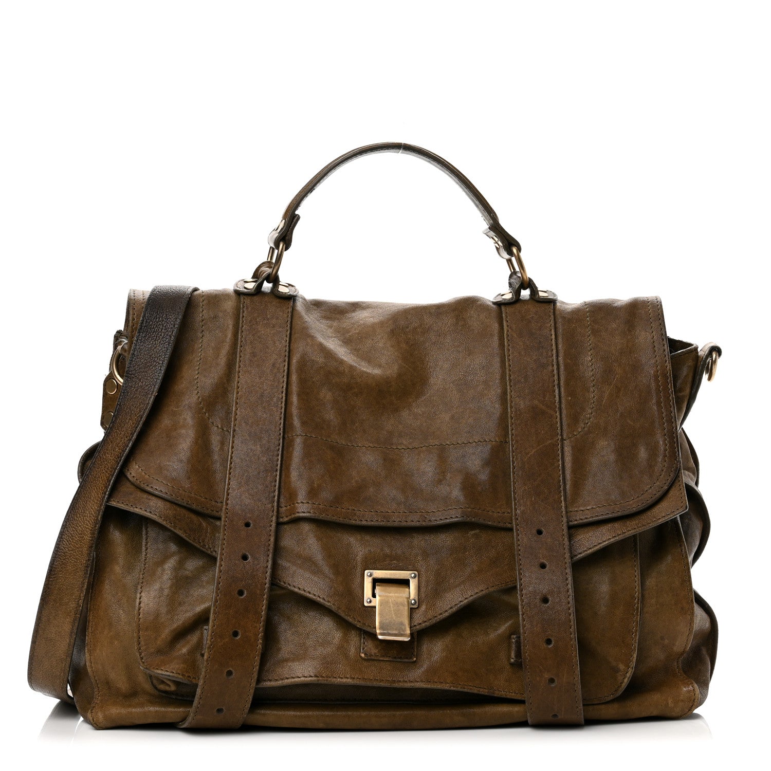 Proenza Schouler Lambskin Large PS1 Satchel 1 of 9