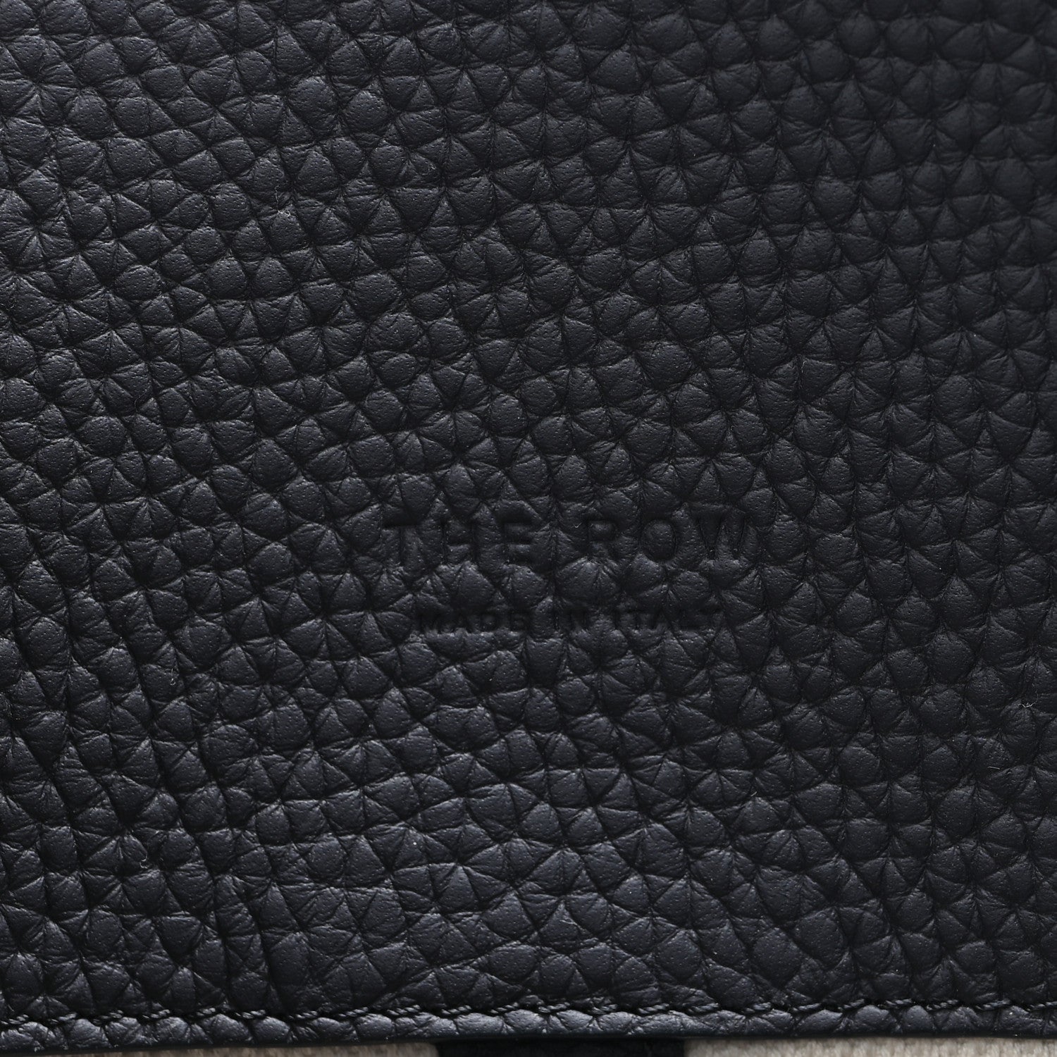 The Row Matte Grained Calfskin Soft Margaux 12 Marine 5 of 8