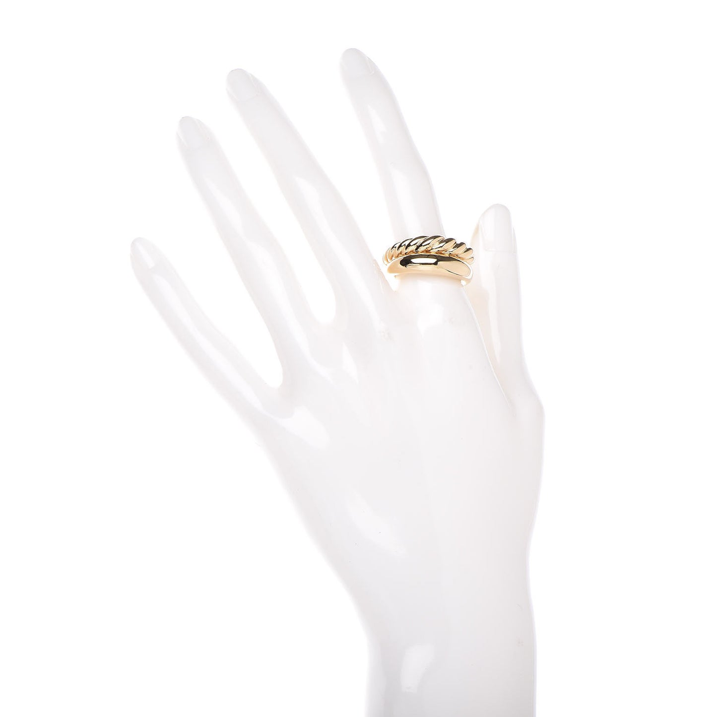 18K Yellow Gold Pure Form Stack Rings 54 7
