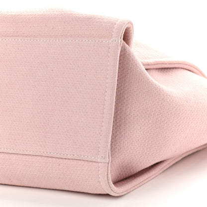 Chanel Canvas Large Deauville Tote Pink 9 of 9