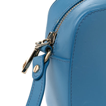 Versace Calfskin Palazzo Medusa Camera Bag Blue 18 of 19