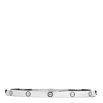 Cartier 18K White Gold Small LOVE Bracelet 15 1 of 4