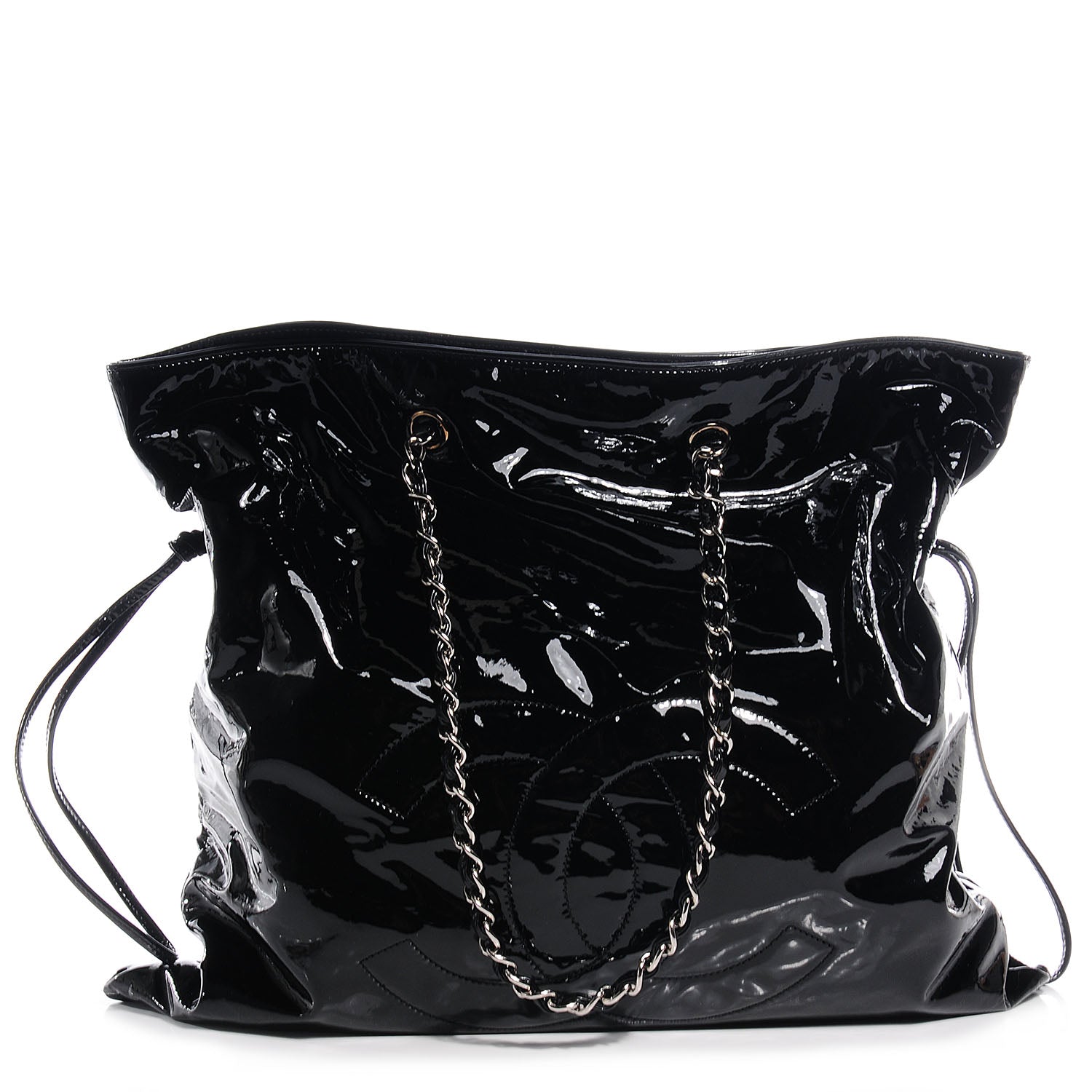 Chanel Patent Bonbons Shopper Tote Black 1 of 7