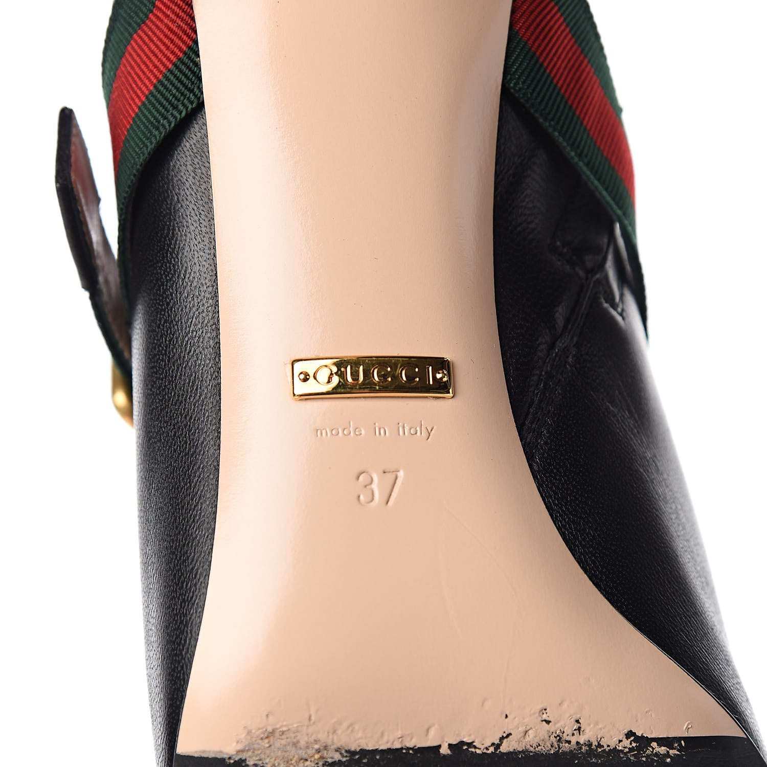 Gucci Nappa Sylvie Ankle Boots 37 Black 6 of 9