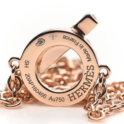 Hermes 18K Rose Gold Diamond Finesse Bracelet SH 4 of 5
