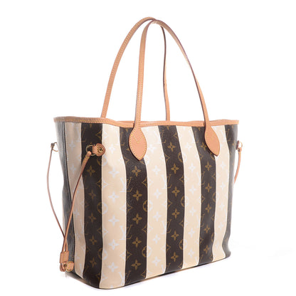 Louis Vuitton Monogram Rayures Neverfull MM 3 of 7