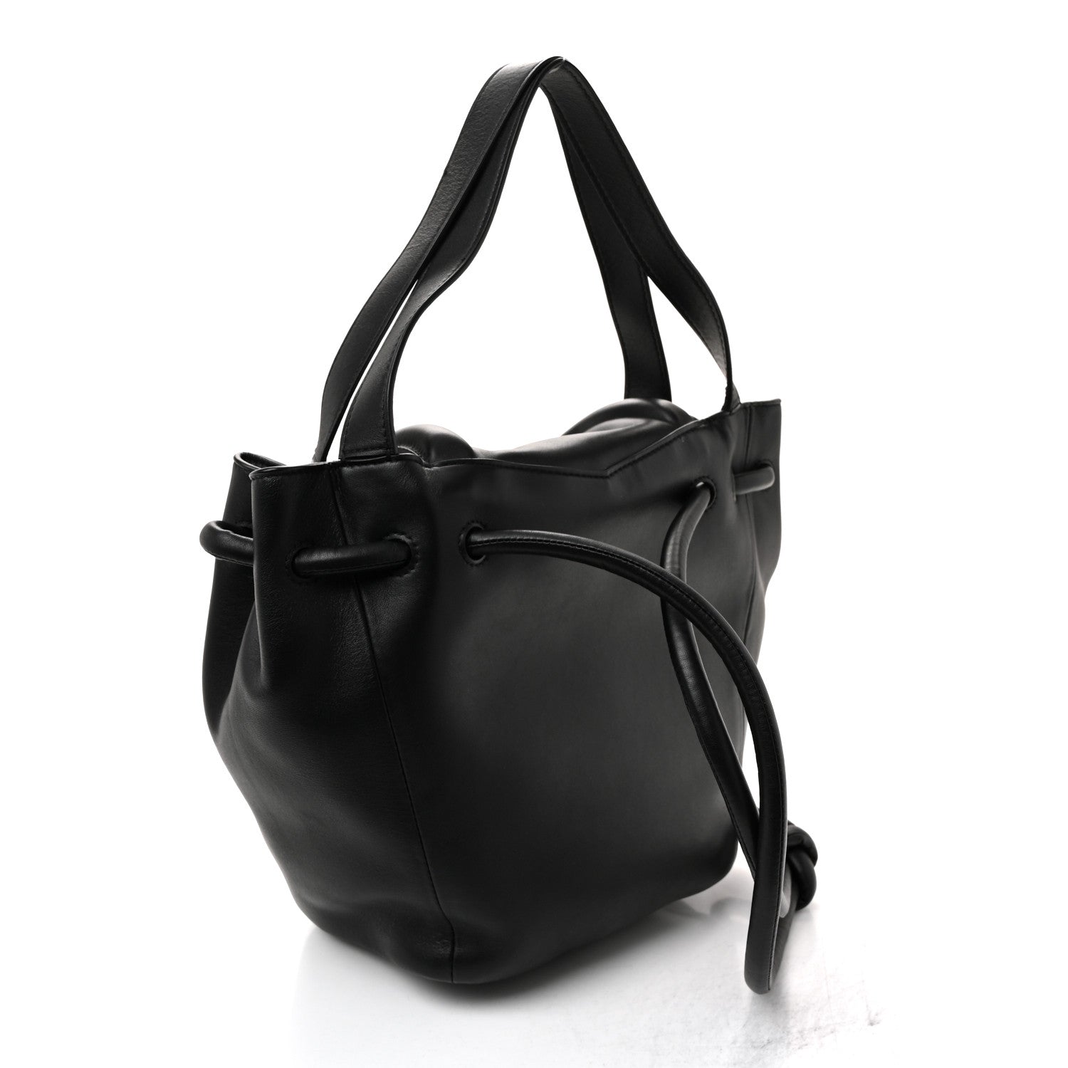 Bottega Veneta Calfskin Small Beak Tote Black 2 of 10