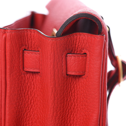 Hermes Taurillon Clemence Kelly Ado Backpack Rouge De Coeur 10 of 22