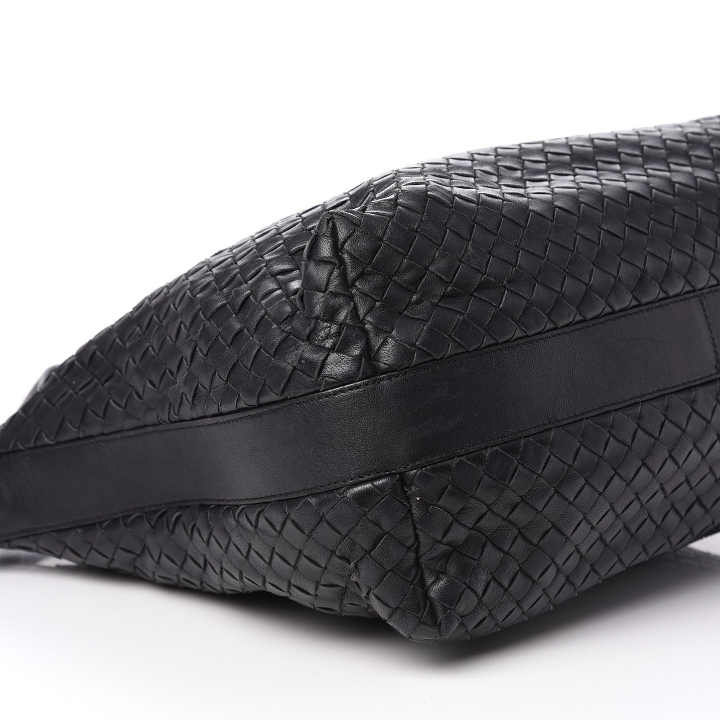 Nappa Intrecciato Hobo Black