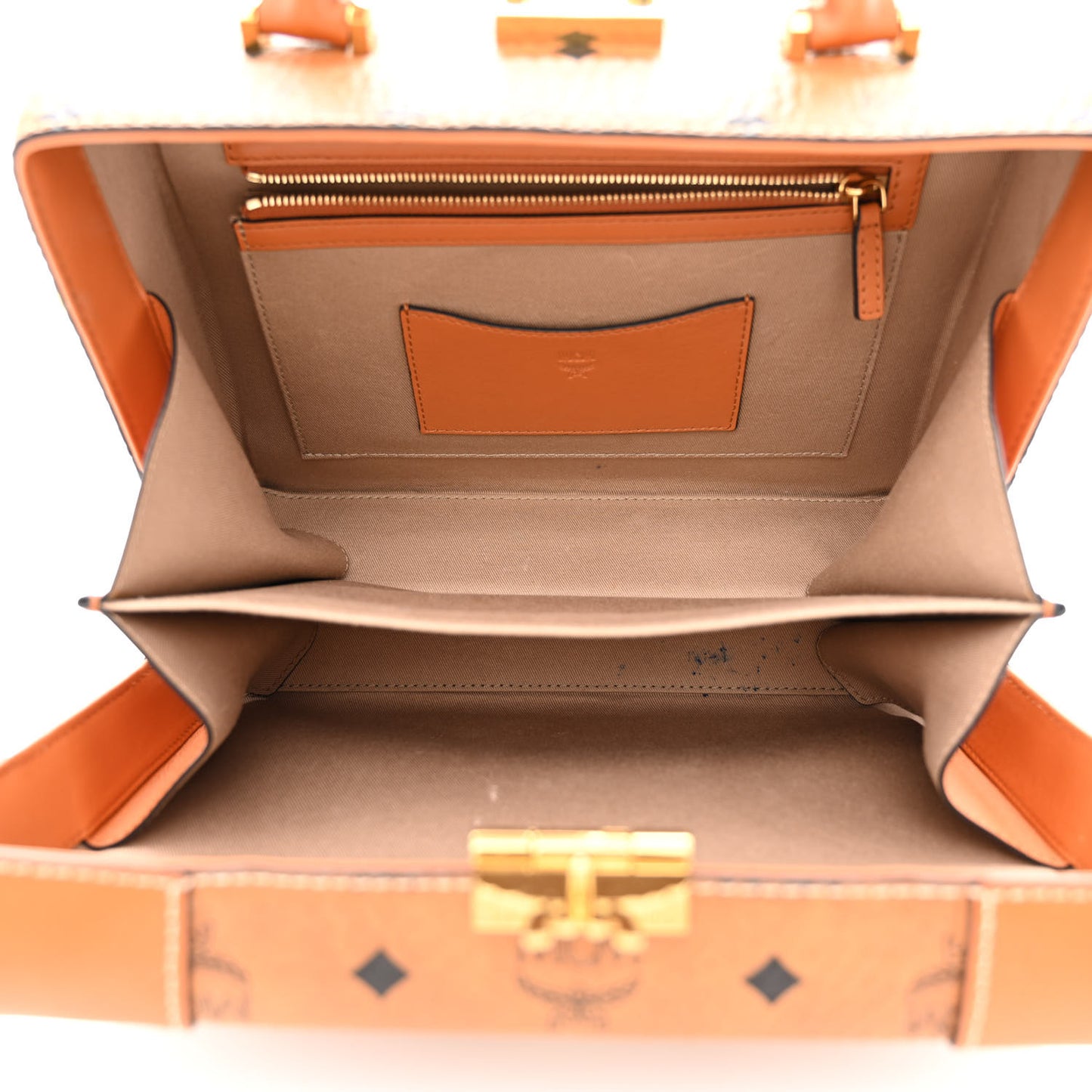 Visetos Medium Berlin Crossbody Cognac