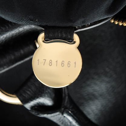 Mulberry Glossy Goatskin Small Del Rey Satchel Black 7 of 7