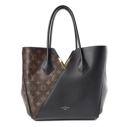 Louis Vuitton Calfskin Monogram Kimono Tote Black 1 of 9