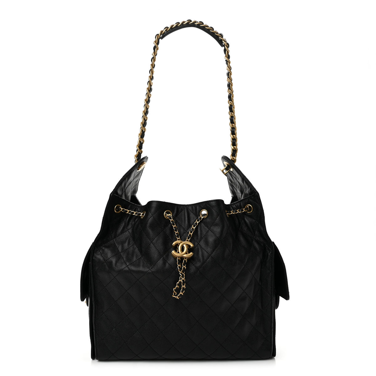 Chanel Caviar Quilted Medium Chanel 25 Handbag Black 1 of 11