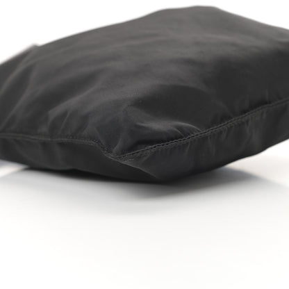 Prada Tessuto Nylon Saffiano Flat Messenger Bag Black 9 of 10