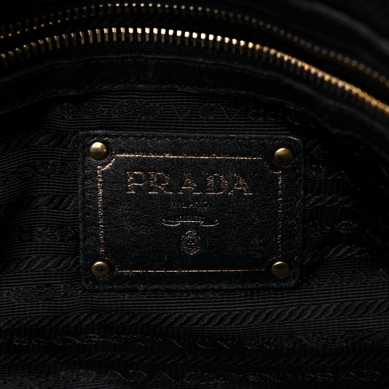 Prada Tessuto Nylon Saffiano Tote Black 6 of 25