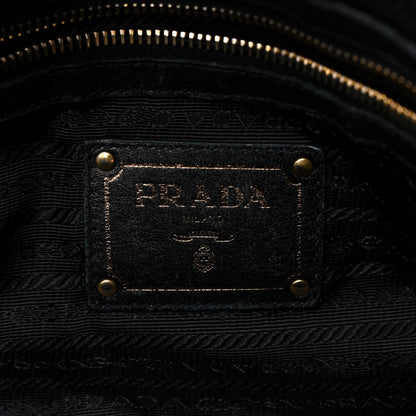 Prada Tessuto Nylon Saffiano Tote Black 6 of 25