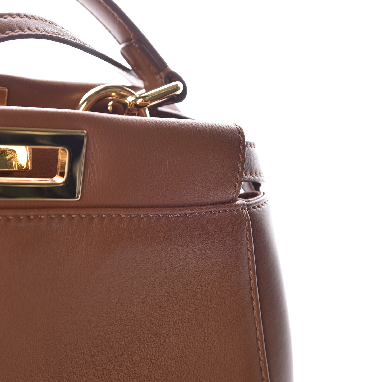 Nappa Mini Peekaboo Iconic Satchel Corteccia