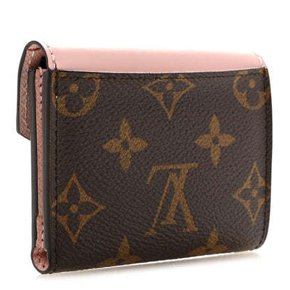 Louis Vuitton Monogram Zoe Wallet Rose Ballerine 3 of 7