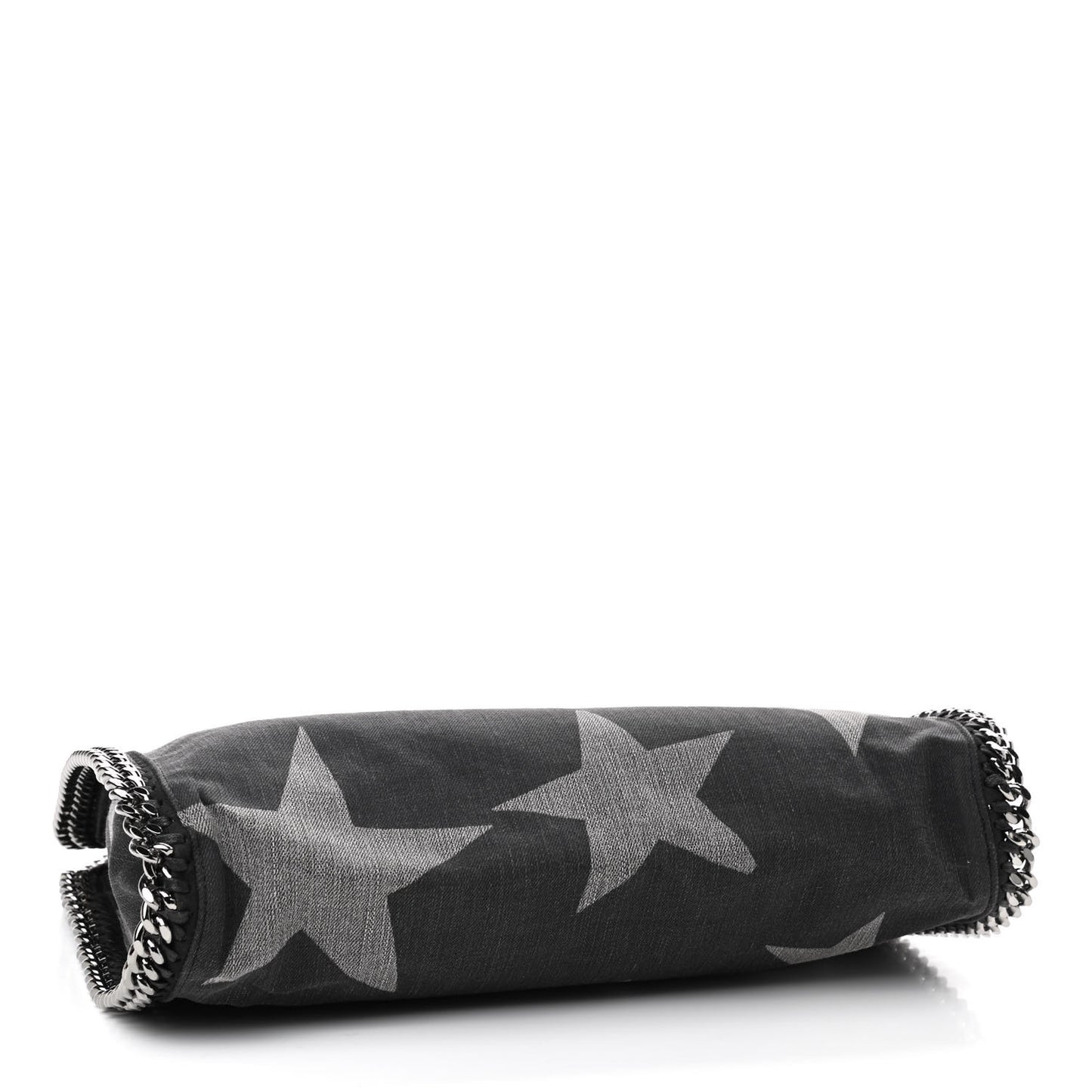 Denim Star Small Falabella Tote Black