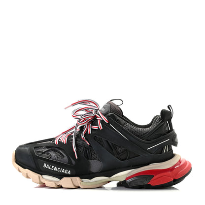 Balenciaga Mesh Nylon Mens Track Sneakers 41 Black Gris 1 of 9