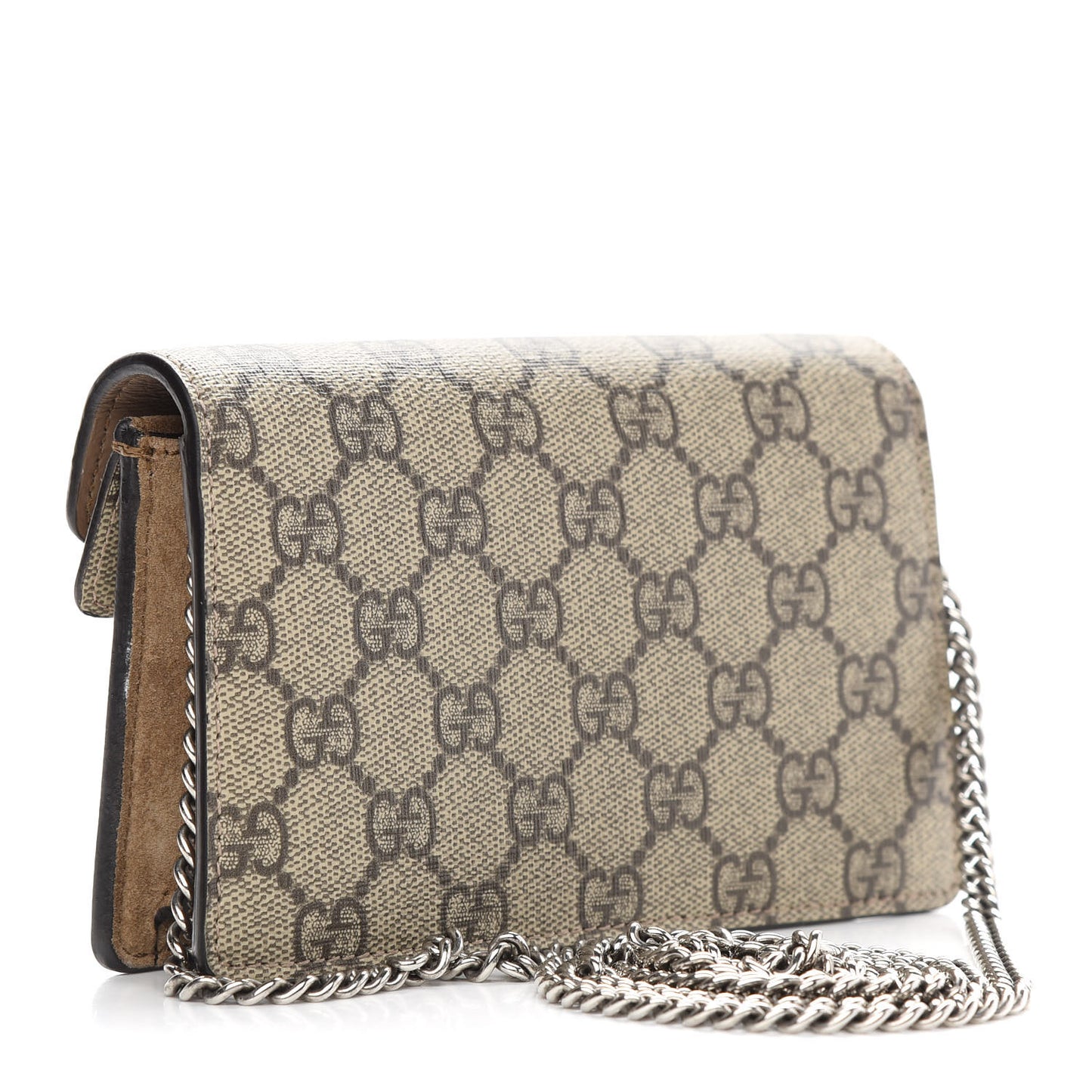 GG Supreme Monogram Super Mini Dionysus Shoulder Bag Taupe