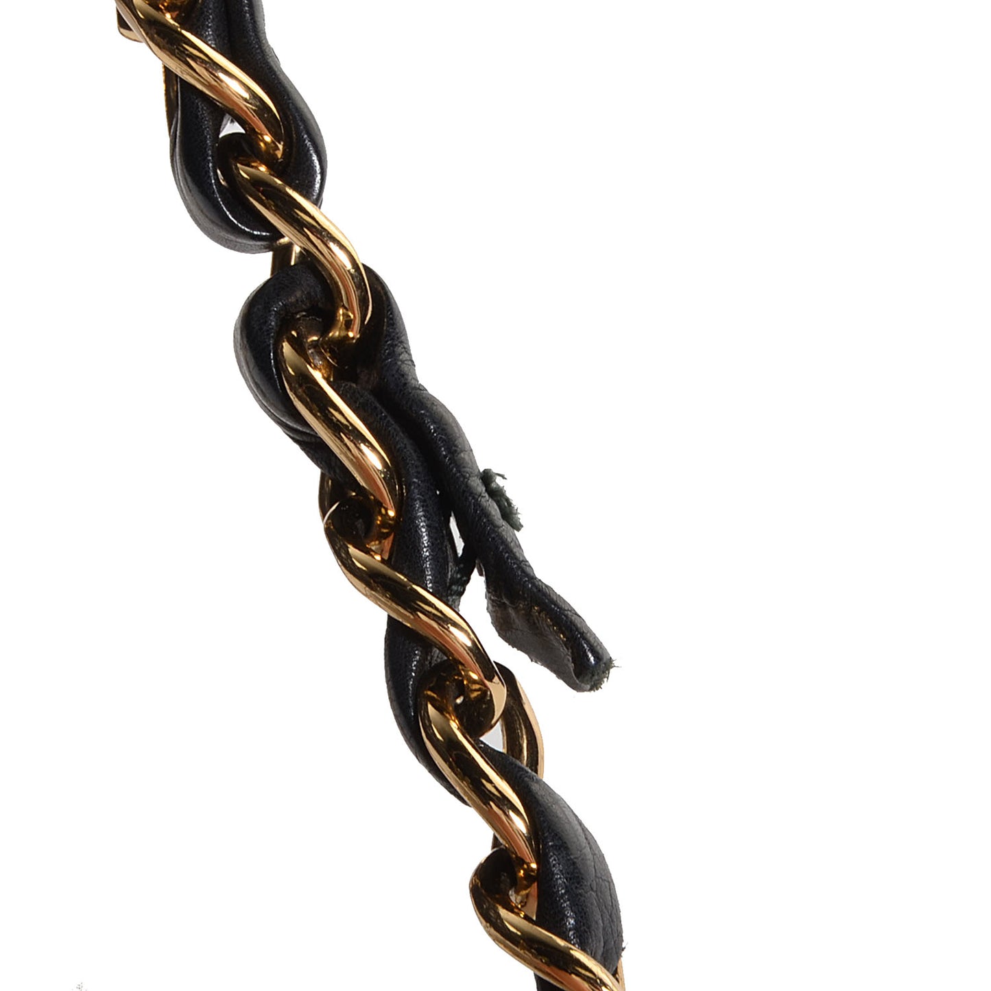 Calfskin Quilted Medium Chain Me Flap Black