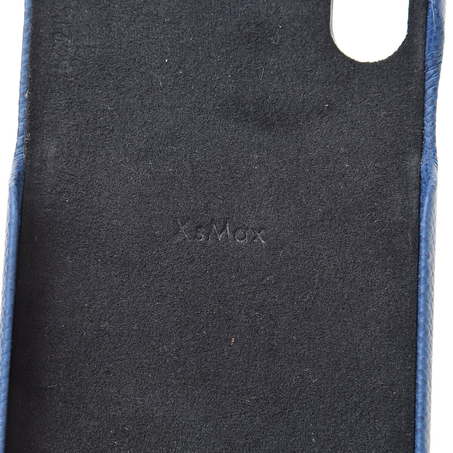 Monogram Taiga iPhone XS Max Bumper Cobalt