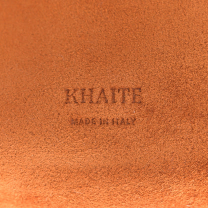 Khaite Suede August Hobo Caramel 6 of 9