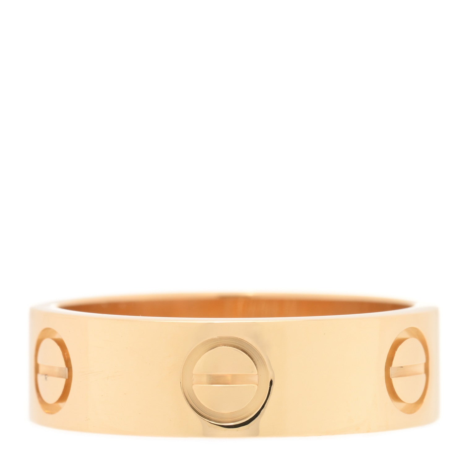 Cartier 18K Yellow Gold 5.5mm LOVE Ring 52 6 3 of 5