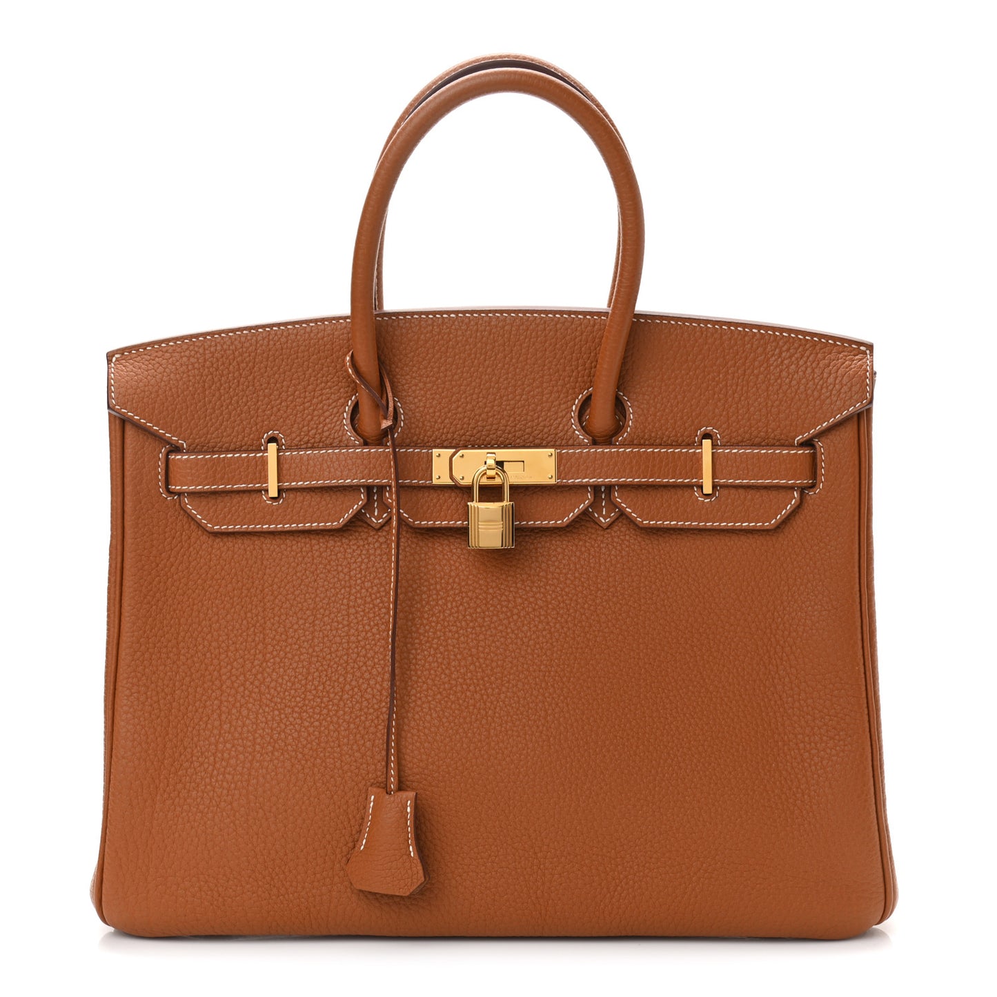 Taurillon Clemence Birkin 35 Gold