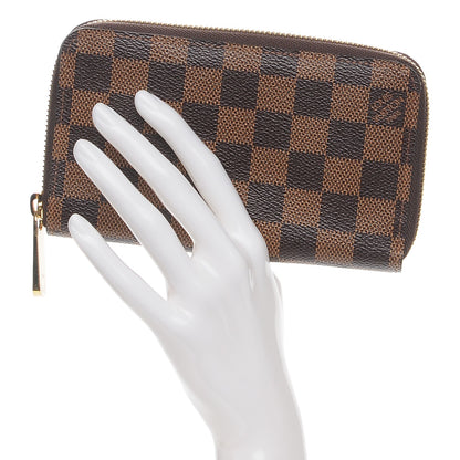Louis Vuitton Damier Ebene Zippy Compact Wallet 2 of 8