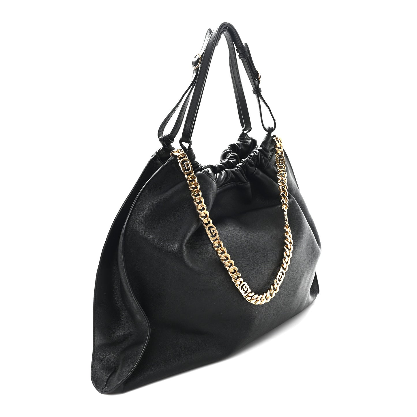 Calfskin Large Blondie Tote  Black