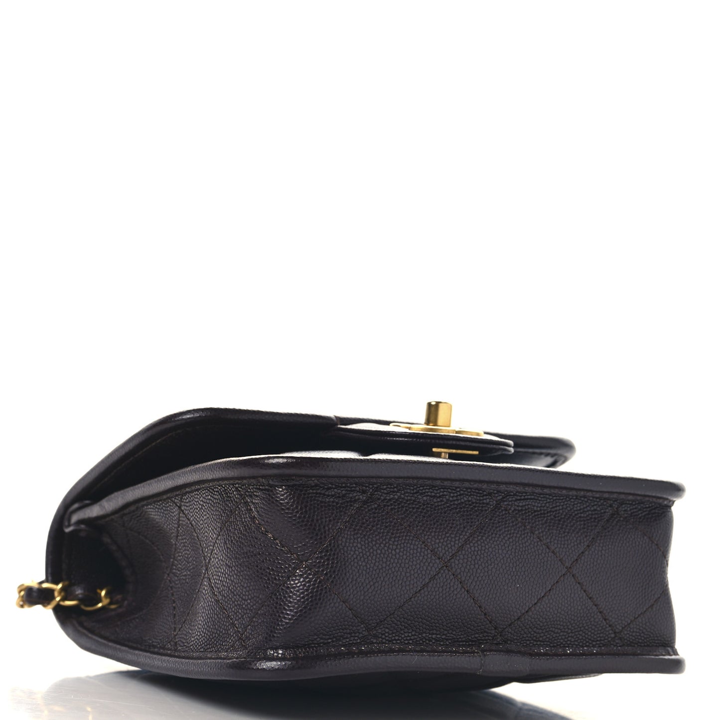 Caviar School Memory Mini Top Handle Flap  Burgundy