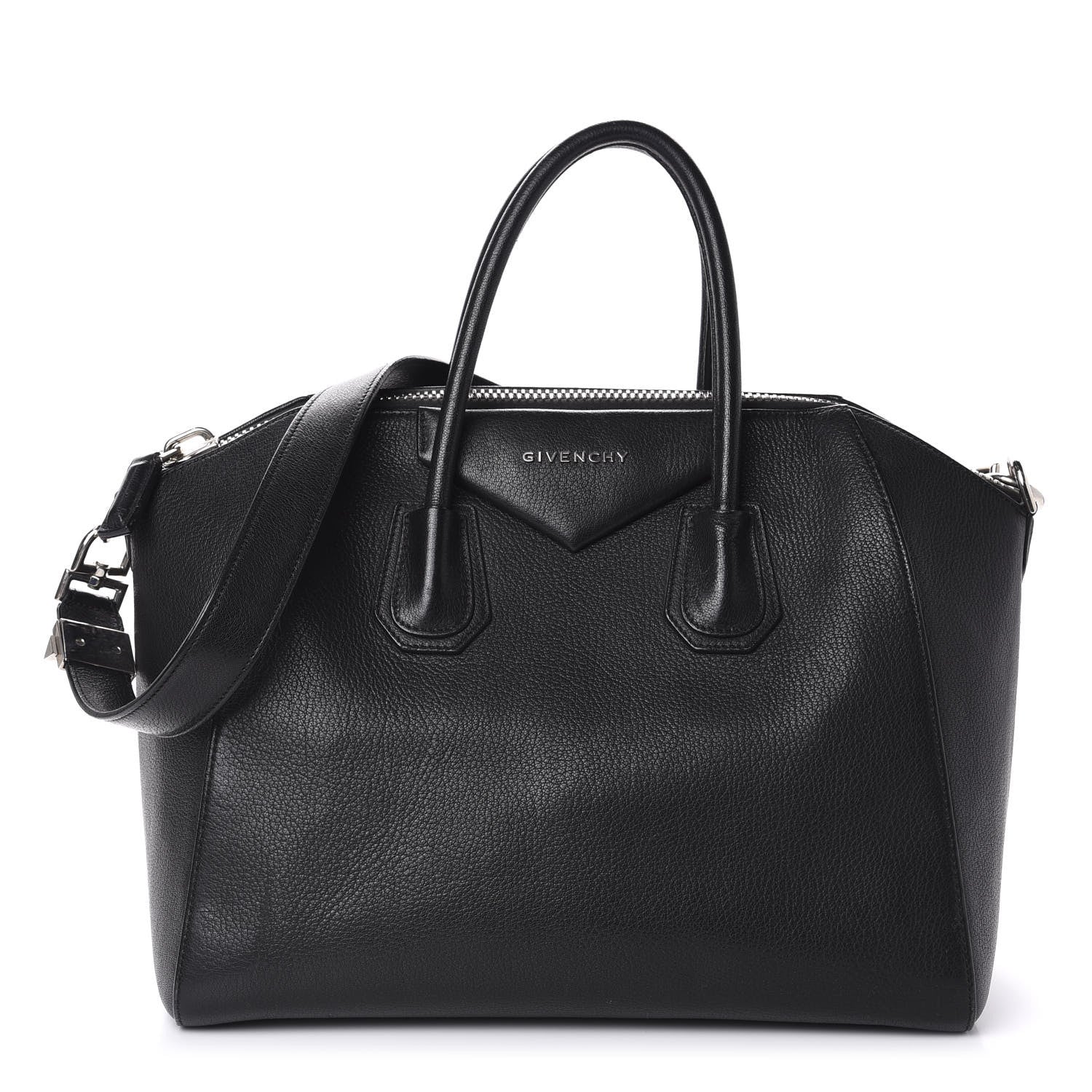 Givenchy Sugar Goatskin Medium Antigona Black 1 of 13