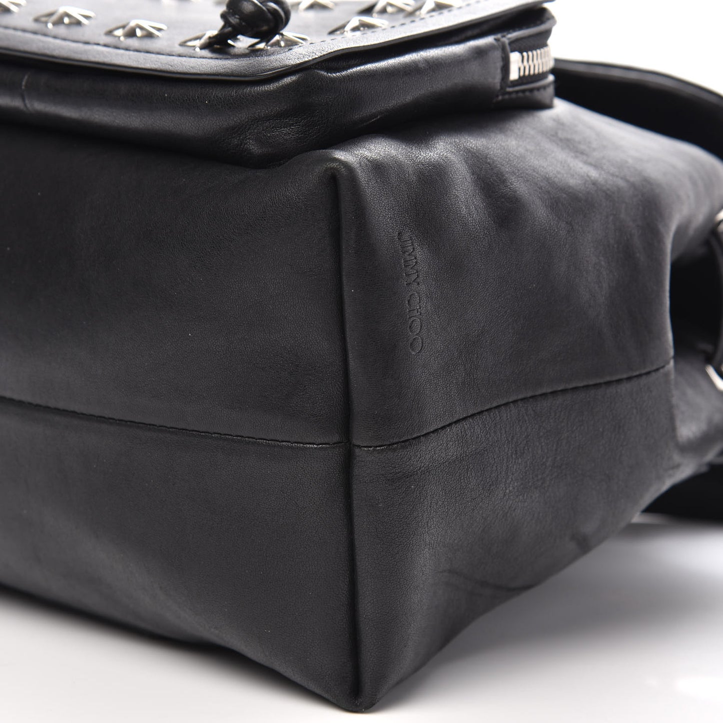 Lambskin Suki Studded Backpack Black