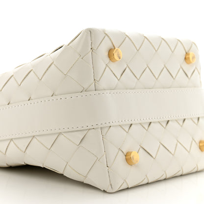 Bottega Veneta Calfskin Nappa Intrecciato Candy Wallace White 8 of 11