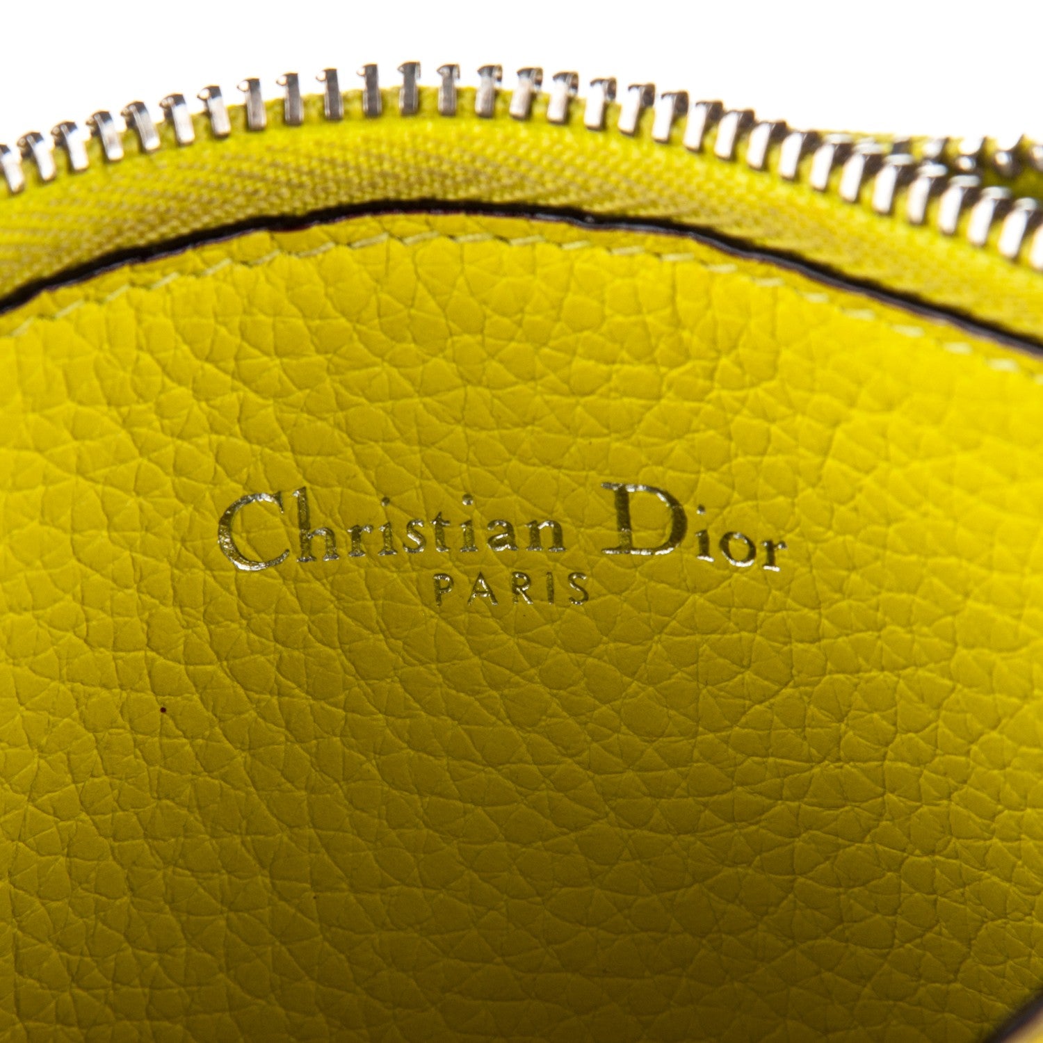 Christian Dior Bullcalf Tri-Color Diorissimo Card Holder Vert Acide 6 of 8