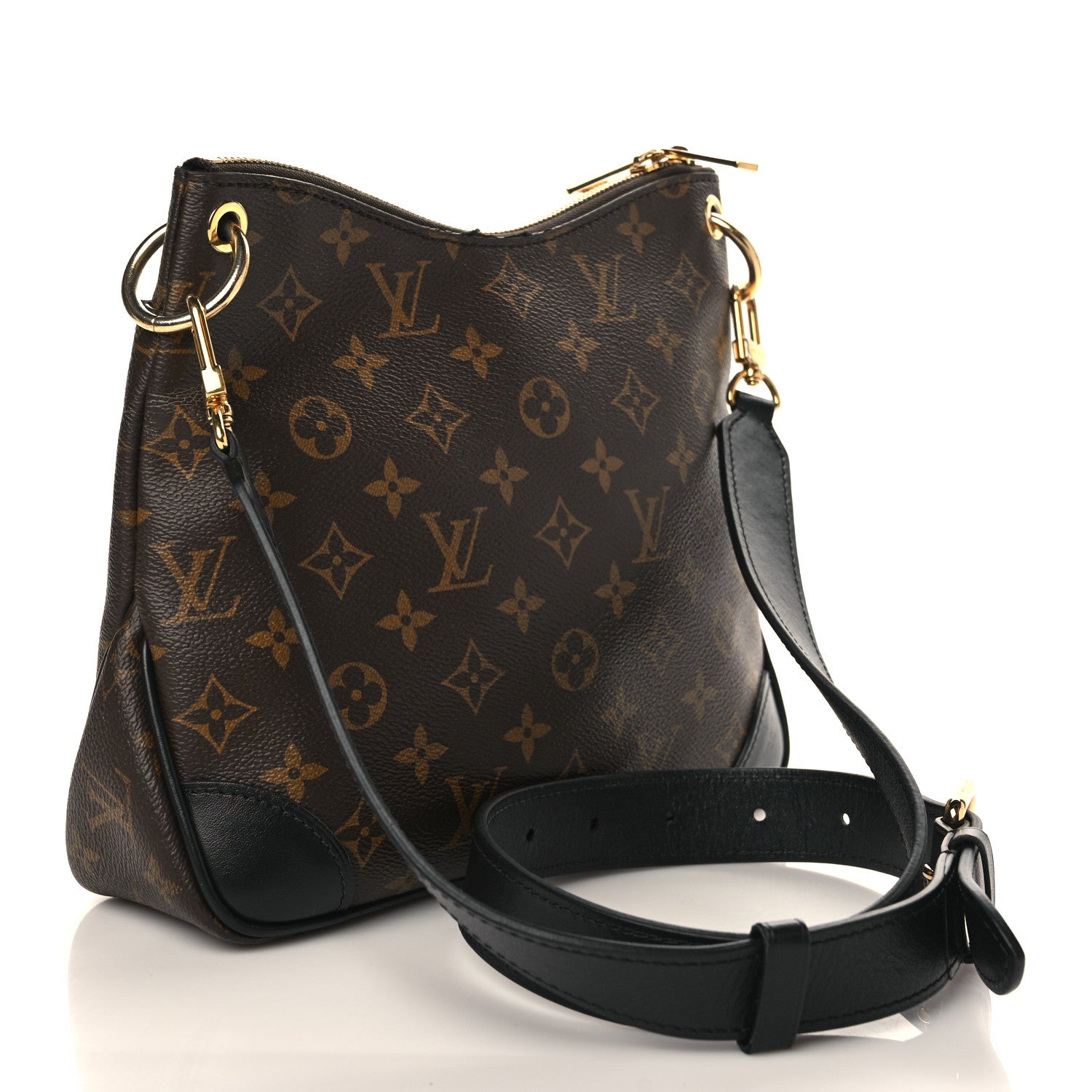 Louis Vuitton Monogram Odeon PM Black 3 of 10
