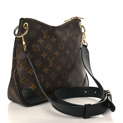 Louis Vuitton Monogram Odeon PM Black 3 of 10