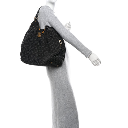 Louis Vuitton Denim Mahina XL Black 2 of 9