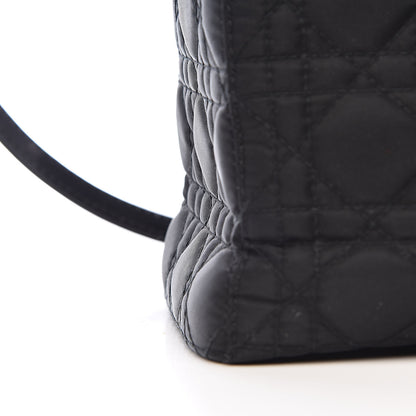 Christian Dior Nylon Cannage Medium Lady Dior Black 14 of 18