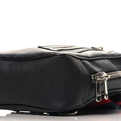Gucci GG Supreme Monogram Web Belt Bag Black Grey 10 of 10