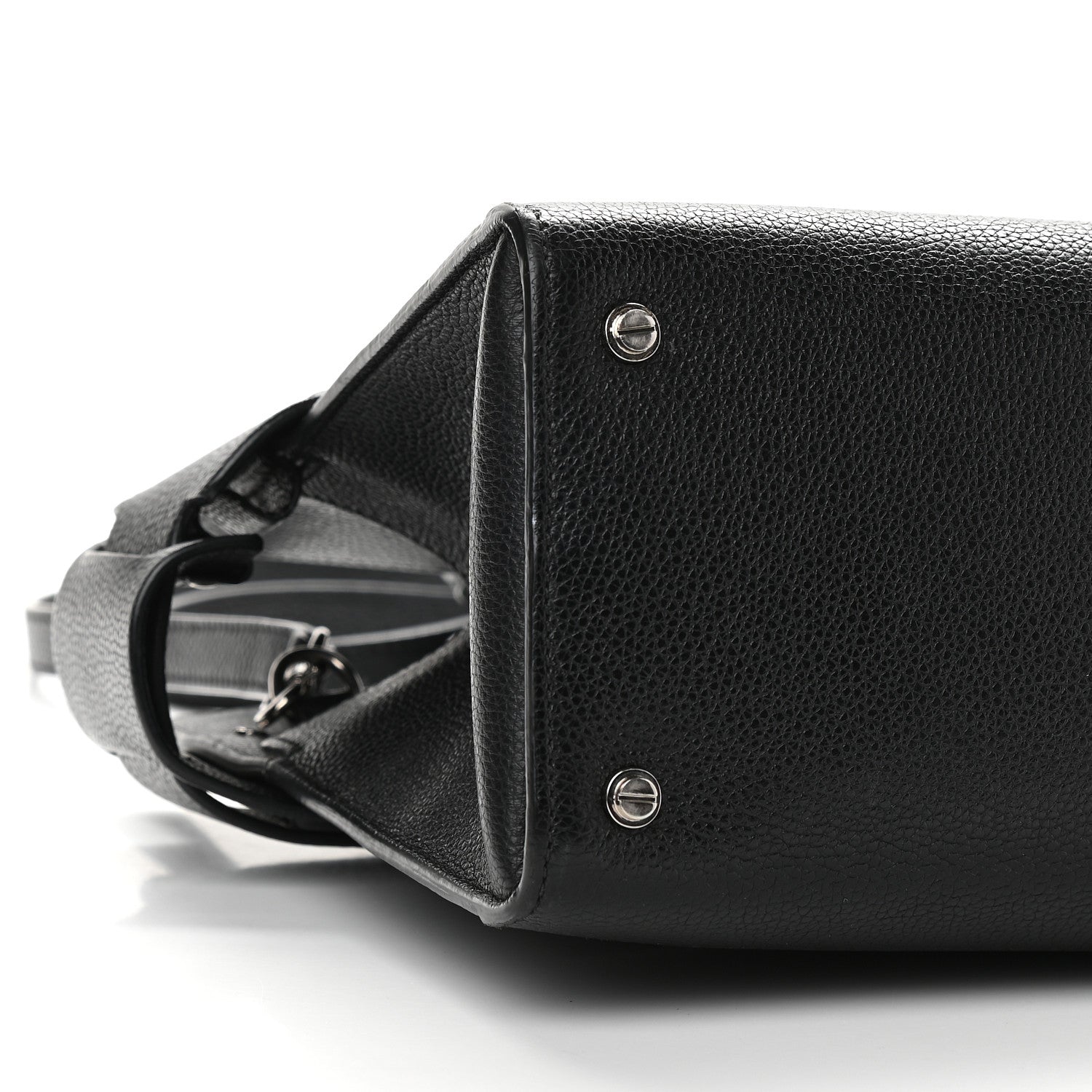 Givenchy Grained Calfskin Small Horizon Satchel Black 8 of 9